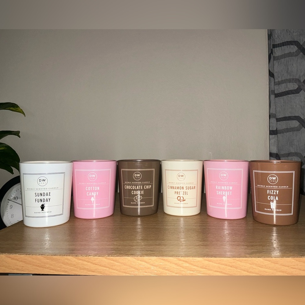 Set of 6 DW HOME Votive Candles - Picture 3 of 9